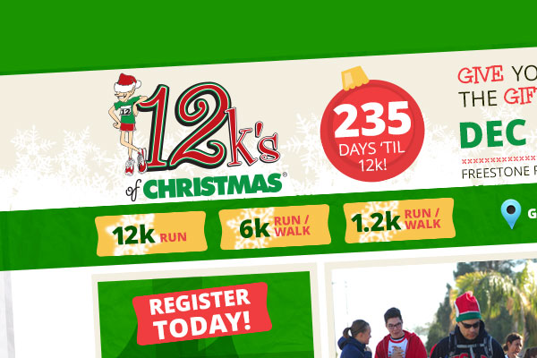 12k Run Website - Mdesign